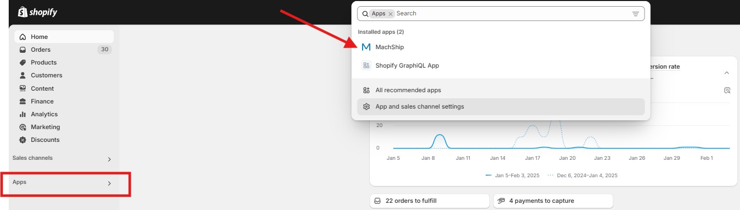 Finding MachShip App